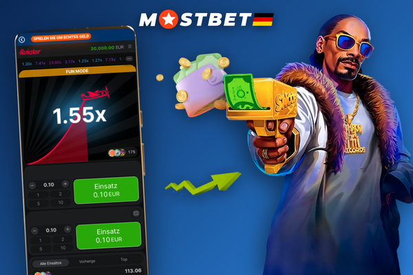 Aviator Mostbet Spielfeld mit roter Kurve und Multiplikator-Anzeige 2,47x