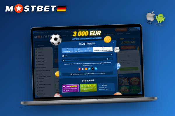 Ein Mostbet-Konto für Sportwetten und Live-Casino bei Mostbet DE nutzen