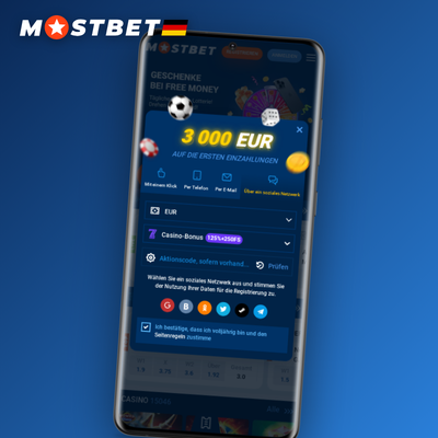 Mostbet Registrierung per E-Mail mit Bestätigungslink und Passwort