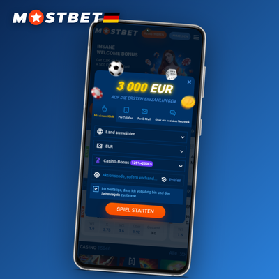 Mostbet Anmeldung per Telefonnummer – SMS-Code zur Kontobestätigung eingeben